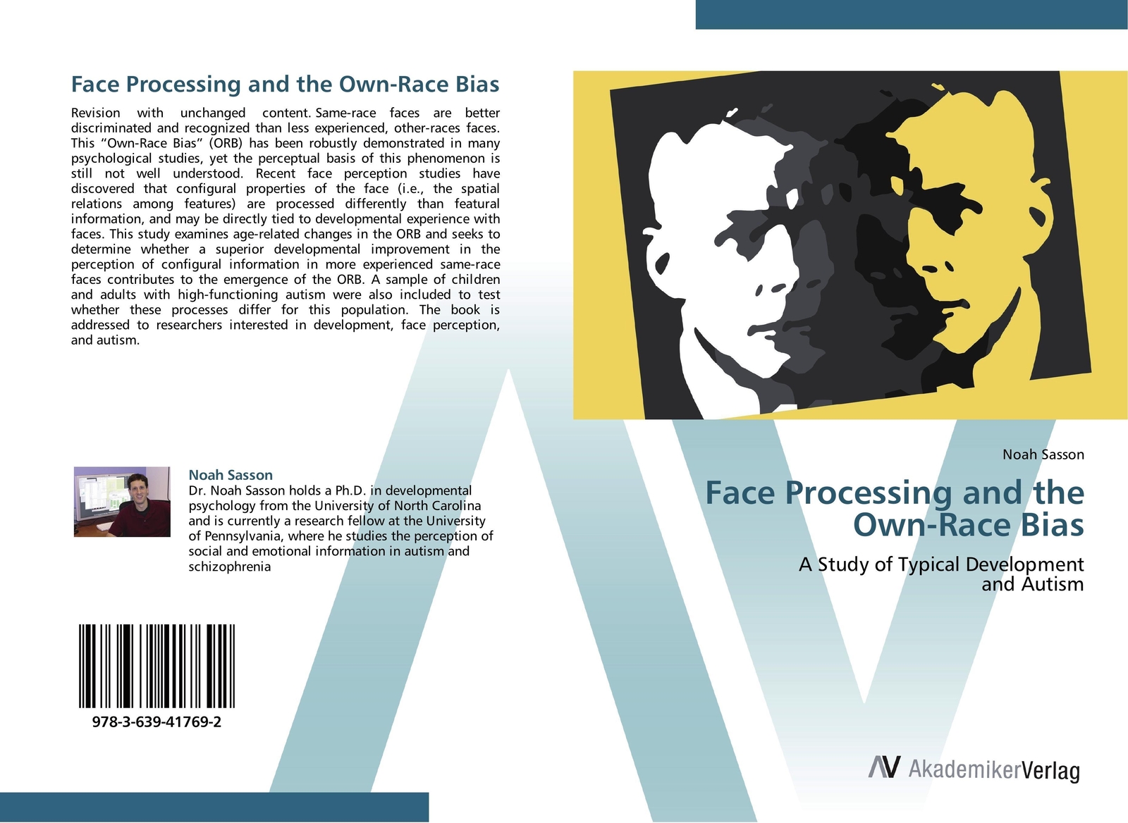 Thumbnail - Noah Sasson | Face Processing And The Own-race Bias | Taschenbuch |