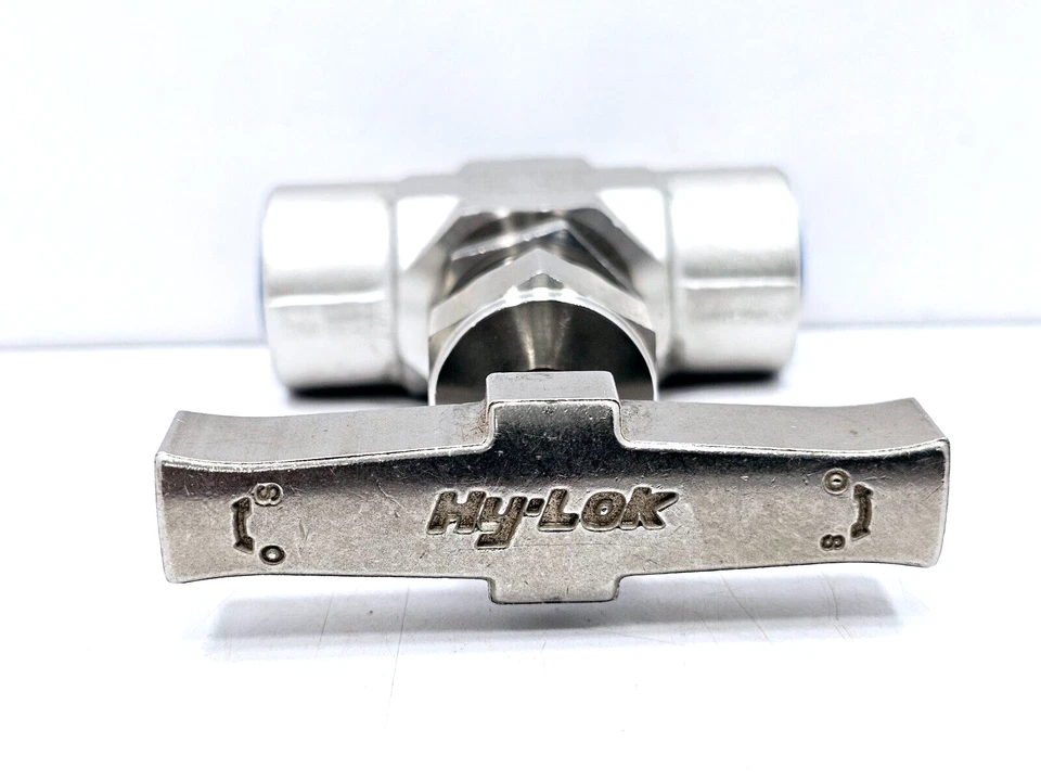 HY-LOK NV4F-6N-R NEEDLE VALVE 316 STAINLESS STEEL - Image 4 of 4