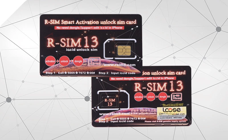 R-SIM13 Smart Activation Unlock SIM card iPhone XR/XS/X/8 iOS12.x RSIM R-SIM 13 - Photo 2/4
