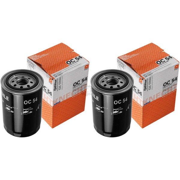2X Mahle / Knecht OC 54 ÖLfilter Oil Filter-image