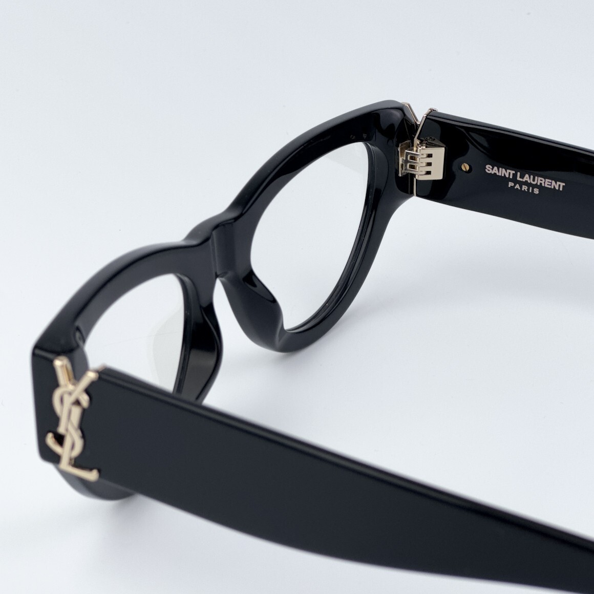 SAINT LAURENT キャットアイフレムメカネ SLM94OPT 002 Saint Laurent Women Eyeglasses Black Demo Cat Eye SLM94OPT