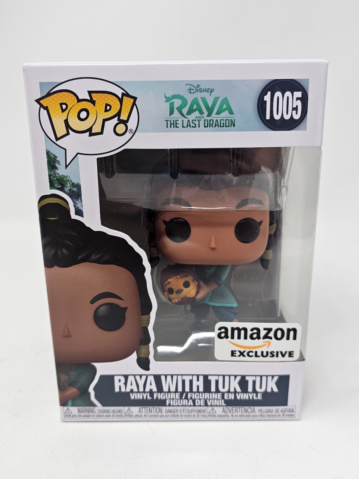 Funko Pop! Disney Raya &Amp; The Last Dragon 1005 Amazon Exclusive Vinyl Figure New
