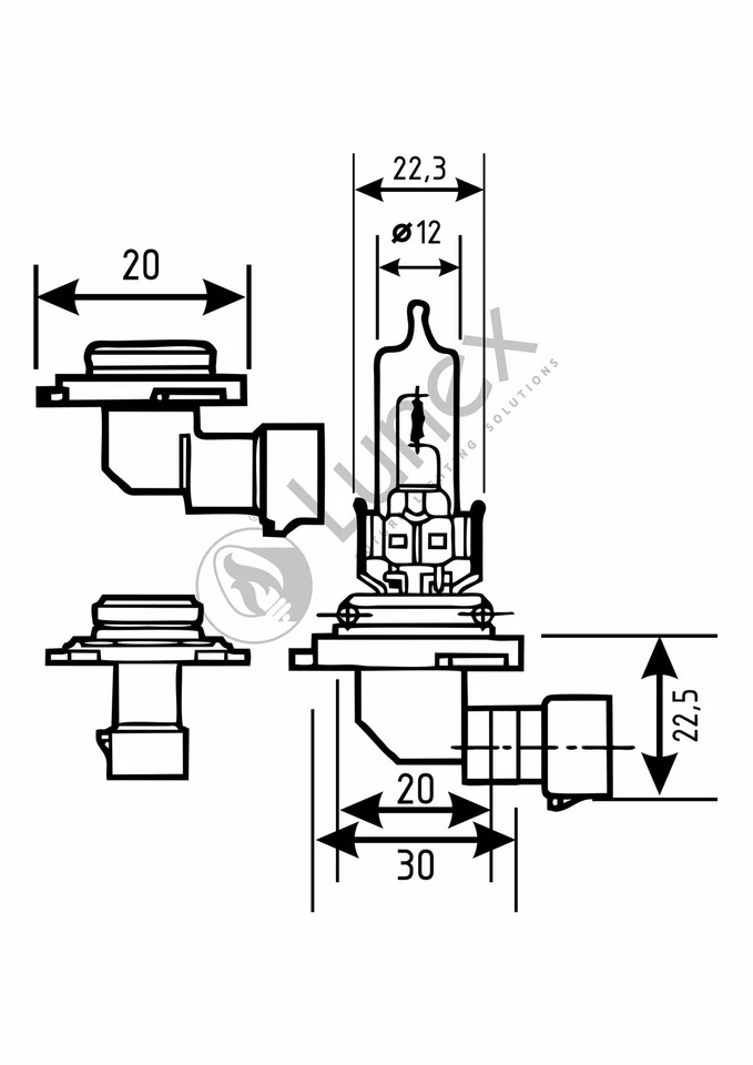 Lunex HB3 65W 12V Plasma Gold 2800K + 80% more light 2 bulbs - Image 2 of 3