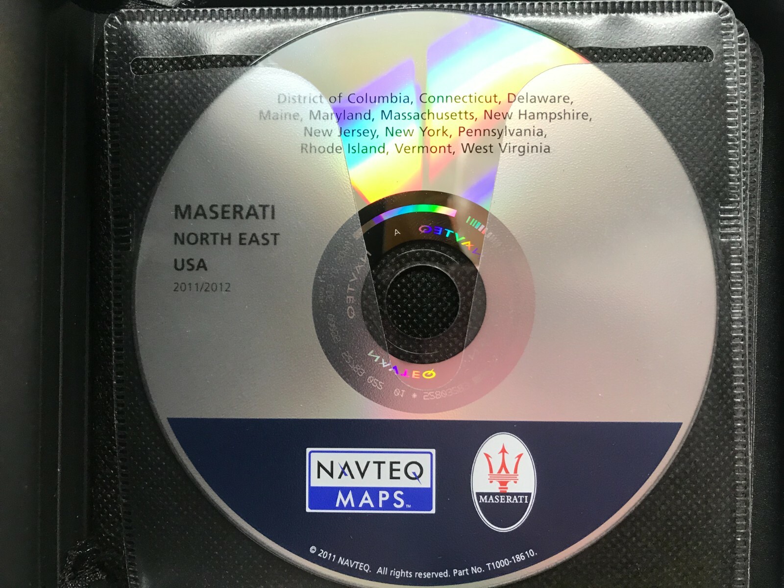 MASERATI 2011/2012 DIGITAL MAPS COMPLETE NAVIGATION CD USA CANADA OEM 940000376