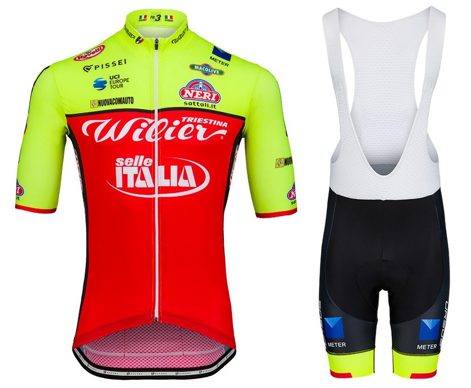 men cycling SELLE ITALIA jersey bib shorts set cycling jersey
