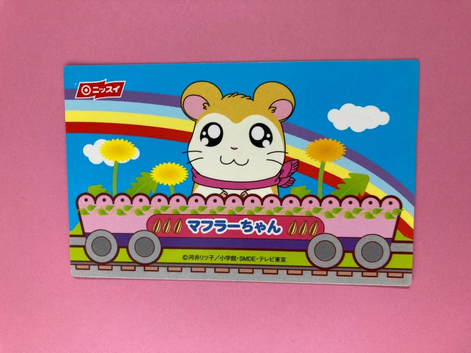 Hamtaro No.16 Mafurā-chan Little Hamster Nissui Shogakukan sticker japanese F/S - Image 3 of 4