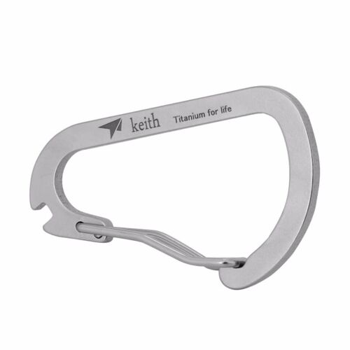 Keith Toolkit Multi Tool Titanium Carabiner EDC Tool - Imagen 2 de 37