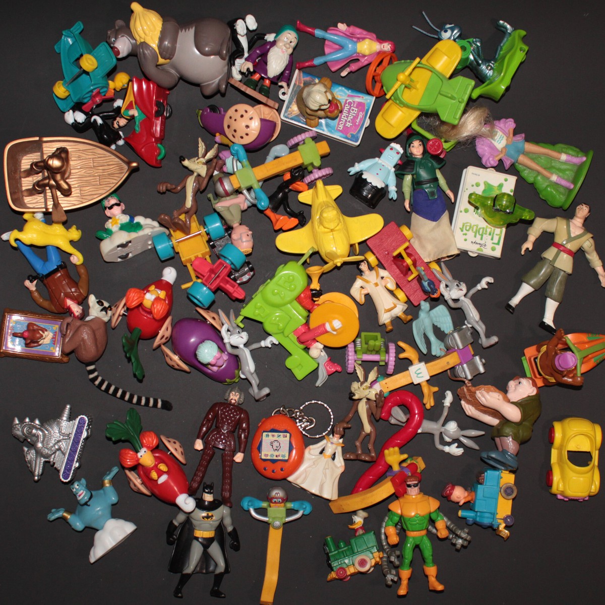Vintage McDonalds Happy Meal Toys Lot of 50 + Figures 80's