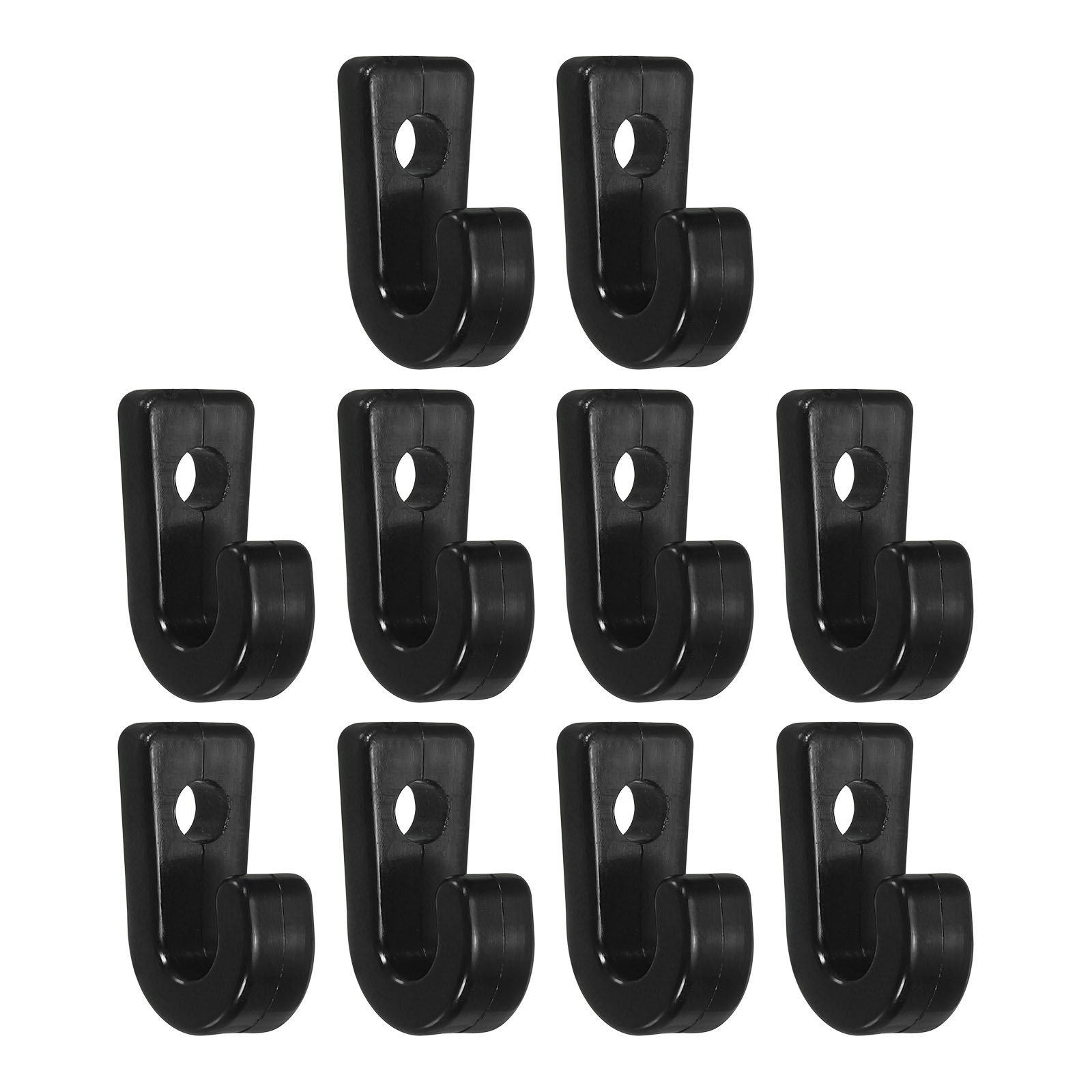 Pad Eye, 10 Pack Nylon Deck Loops J Hooks For Kayaks Canoes 