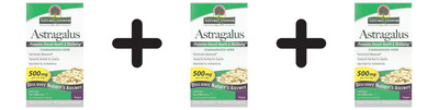 3 x Natures Answer Astragalus Root, Capsules - 60 vcaps (388,61 EUR/kg)