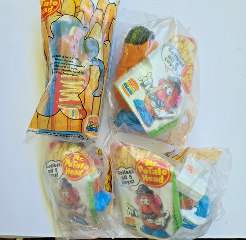 1998 Burger King Kids Club Toys Mr. Potato Head Set of 4 Toys - Picture 7 of 7