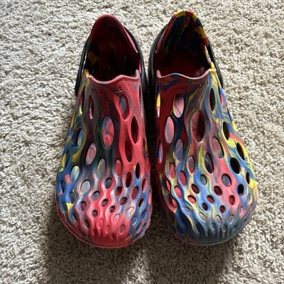 Merrell Hydro Moc shoes Clogs rainbow water colorway Men s 10