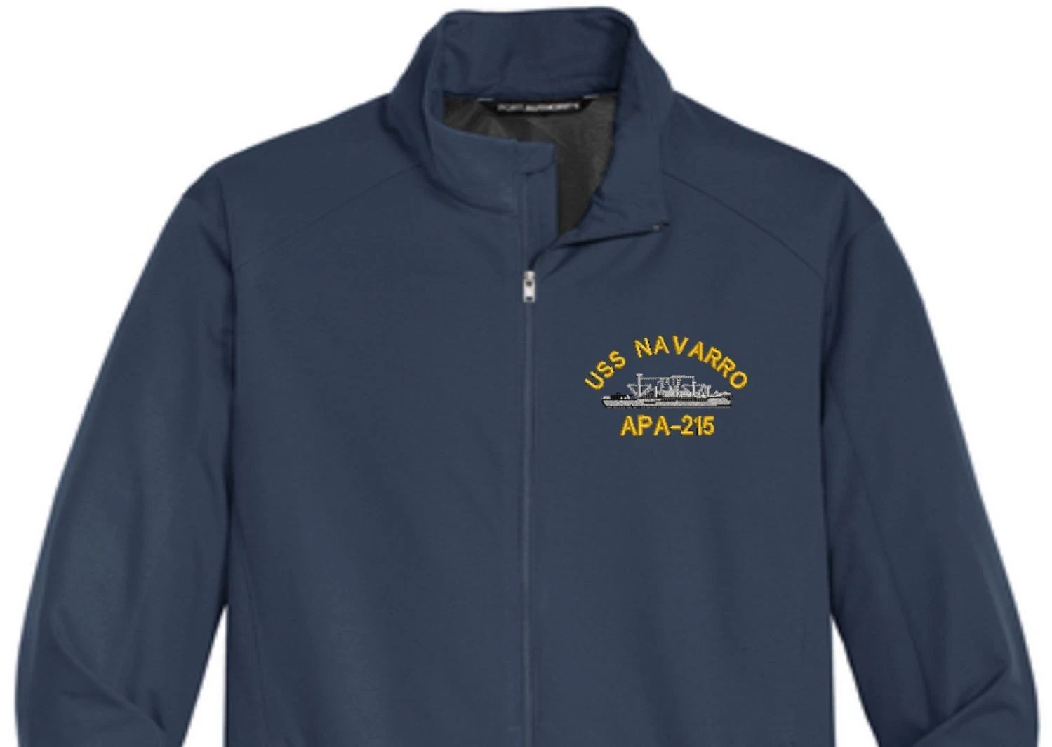 USS NAVARRO APA-215 Soft Shell Jacket. New. U.S. Navy