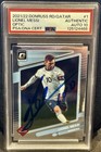 Lionel Messi Auto PSA/DNA 10 2021 Donruss Optic Qatar Argent