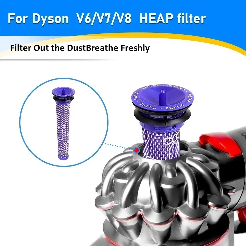 4 Pack Pre Filters For Dyson V6 V7 V8 Animal Absolute Cordless Vacuum Cleaner AU