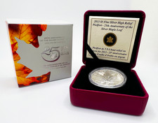 2013 25th Anniversary Proof Silver Canadian Maple - MC693-PB001