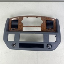 2006-2008 Dodge Ram 1500 2500 3500 Radio Bezel Center Dash Trim Woodgrain Read