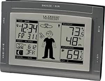 La Crosse Wireless Sun/Moon Forecast Weather Station (WS-9611U-IT)