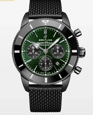 Breitling Superocean Heritage B01 44 MB0162 ''Black-Eye Green'' DLC Men Watch +B&P