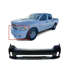Bumper Cover for 2013-2018 Dodge RAM 1500 Sport & Express Front Primed
