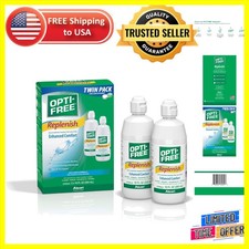 Uzupełnij wielofunkcyjne rozwiązanie do soczewek kontaktowych 20 FL OZ z etui na soczewkę, opakowanie 2 szt.