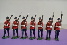 Authenticast Vintage Victorian British Line Infantry Toy Soldiers 1950s