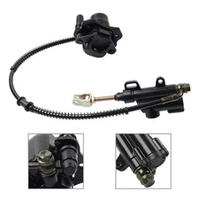 Hydraulic Rear Disc Brake Caliper + Master Cylinder Brake System Kit Motorcycle