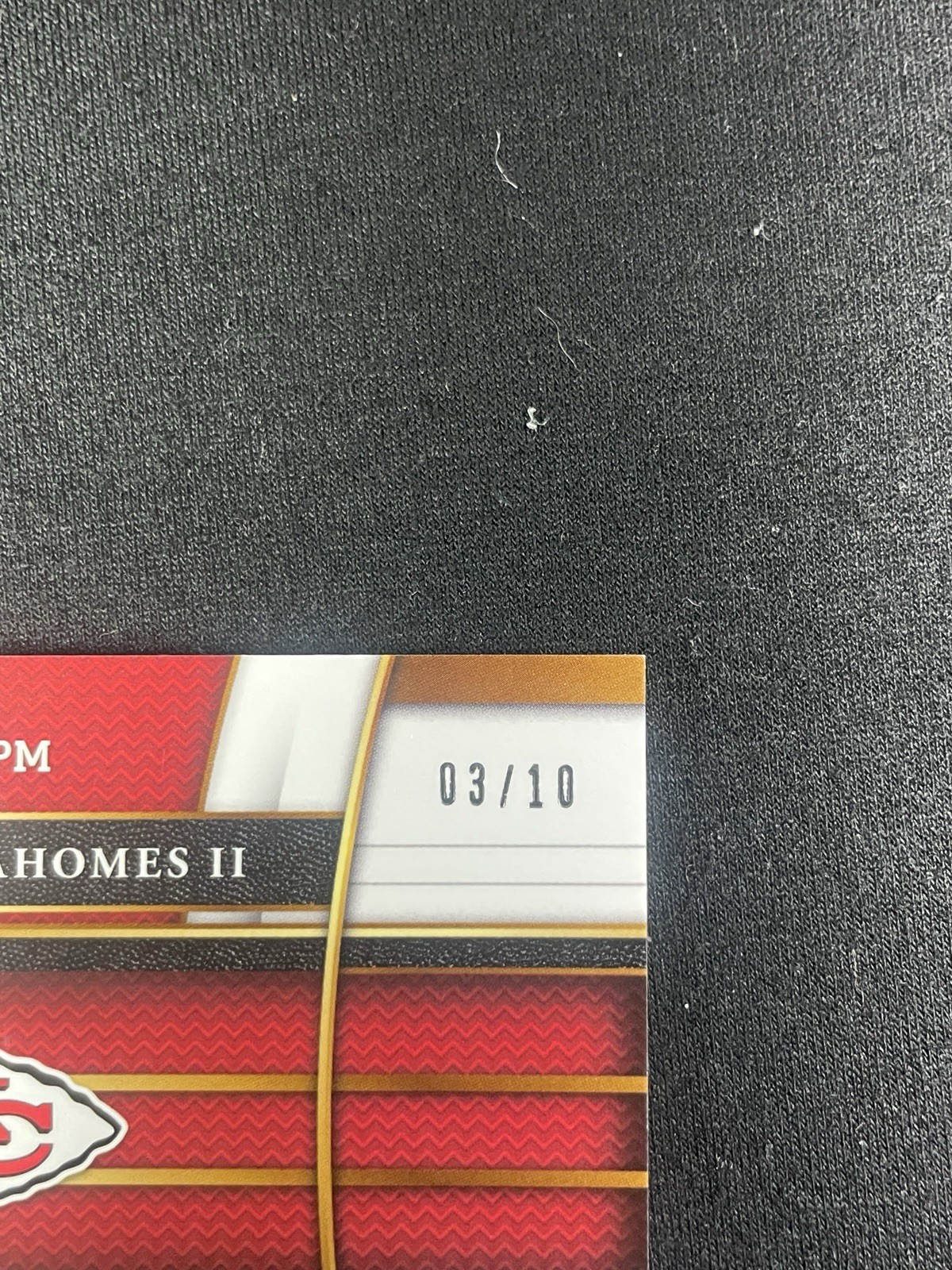 2017 Select Football Patrick Mahomes Patch Auto RPA Gold Prizm /10 ROOKIE READ view 10