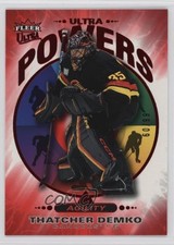 2025-26 Upper Deck Fleer Ultra Power Red 60/99 Thatcher Demko #UP12of25 1e0v
