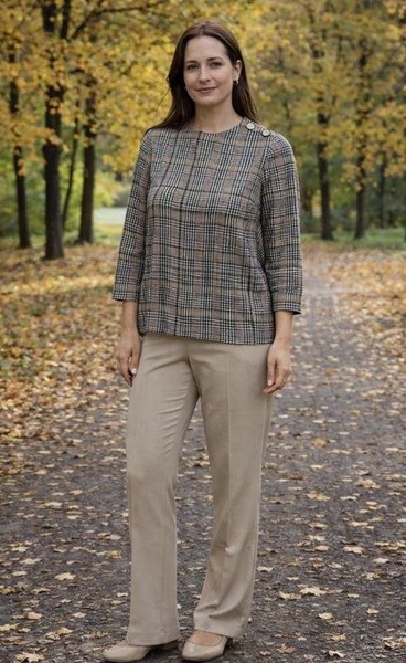 Women Falmer Heritage Shirt Brown XL