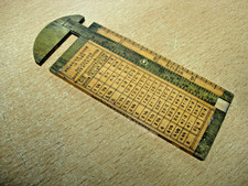 J. Rabone & Sons No. 1206 Boxwood and Brass Calliper Rope Gauge