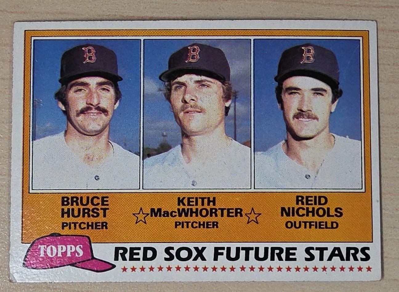 1981 Topps Boston Red Sox Future Stars Bruce Hurst RC #689 EX