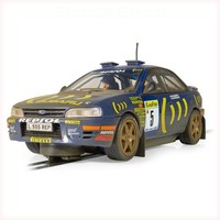 "Scalextric C4555A Subaru Impreza Wrx \"No.5 Sainz\" Weathered 1995 Montecarlo 1:32"