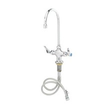 T and S Brass B-0300 Double Pantry Faucet - Chrome