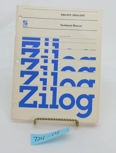 Vintage Zilog Z80-CPU Technical Manual Sept 1978