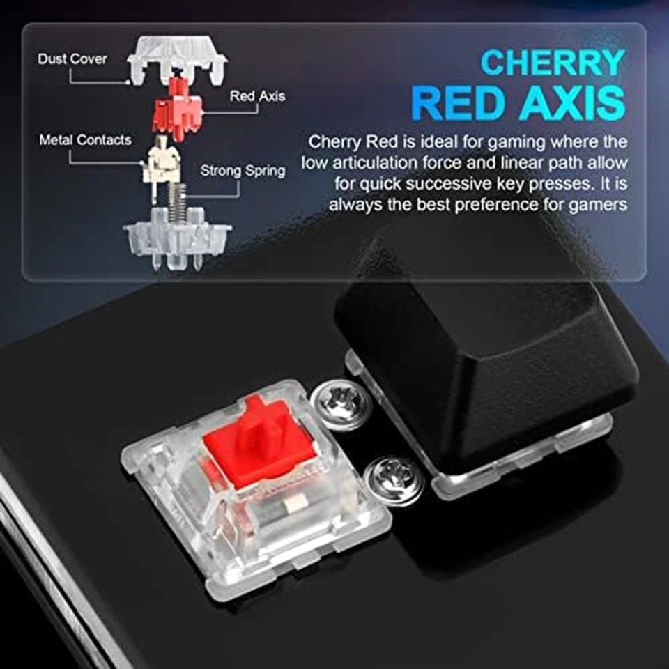 RGB Mini Mechanical Keypad for Gaming Customizable Macros USB Interface - Image 3 of 4