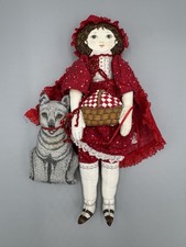 Vintage Cut & Sew Little Red Riding Hood & Wo...