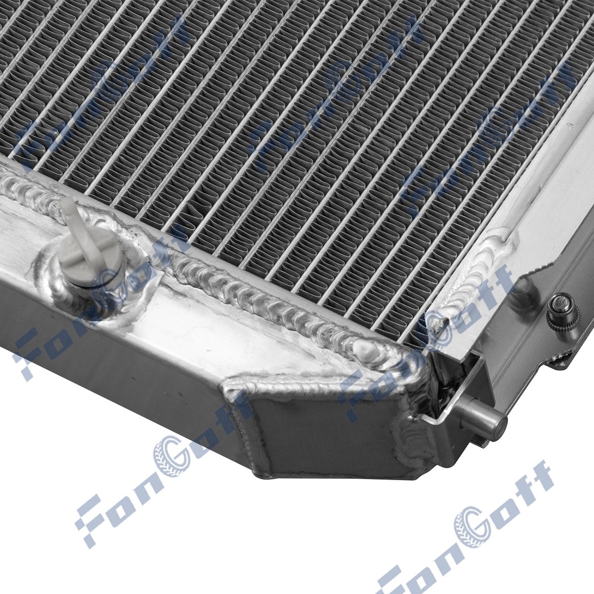 4 Row Aluminum Radiator Shroud Fan For 1984-1988 87 Nissan 300ZX