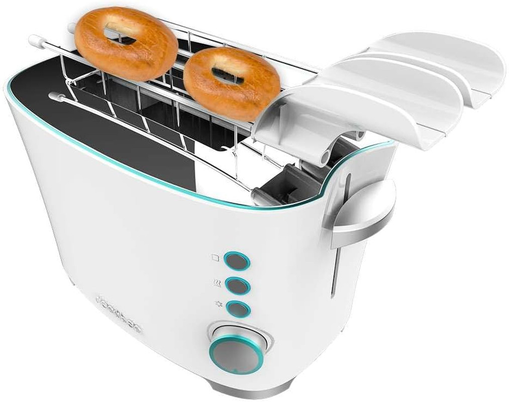 Cecotec Toast&Taste Double W | Tostapane 650W 2 Fette con Pinze