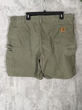 Carhartt Vintage Green Canvas Dungaree Carpenter Shorts 42