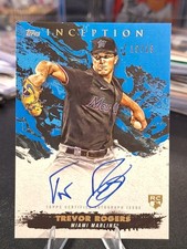 2021 Topps Inception Rookie & Emerging Star TREVOR ROGERS Blue RC Auto /25