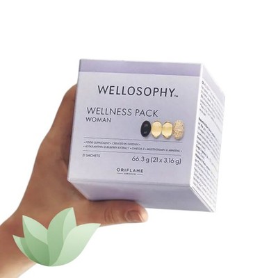 Wellosophy Wellness Pack Woman Multi Vitamine & Omega 3 & Mineralstoffe 21 Tage Vorrat
