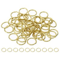 15Mm Offene Sprungringe, 50 Massiv Kupfer Runde Ring Charme Schleifen Verbinder