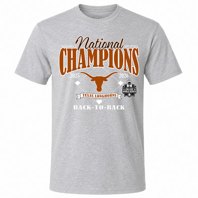 Texas Longhorns National Champs 2026 Softball WCWS Repeat Graphic T-Shirt