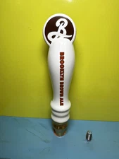 BROOKLYN Brown 7" Short Mini Small BEER Tap Handle Ceramic New York Brewery NIB