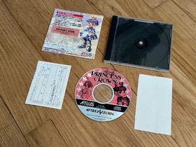 Princess Crown Sega Saturn Game Japan Import OBI *US SELLER*