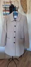 Manteau en laine boutonné Gris clair/pastel - MANGO
