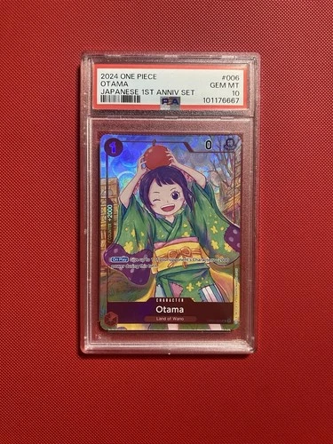One Piece Otama OP01-006 Japanese 1st Anniversary Set PSA 10 English Card TCG