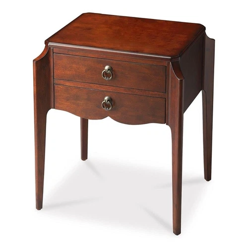 Butler Specialty Company Wilshire Wood End Table - Cherry Brown - Picture 1 of 2