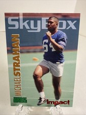 1993 Skybox Football #398 Michael Strahan Rookie New York Giant NFL HOF